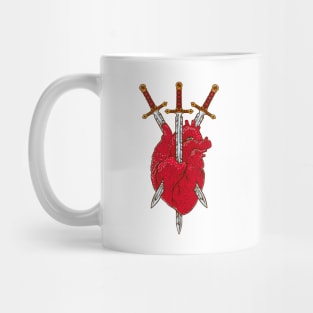 Tarot card - Three Of Swords Mug